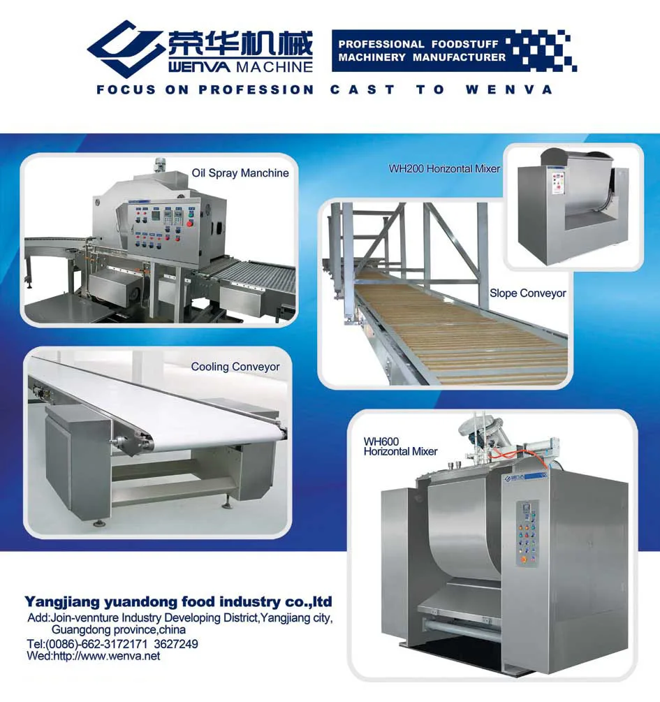 Stainless Steel Sweet Snack Biscuit Making Machine For Food Industry