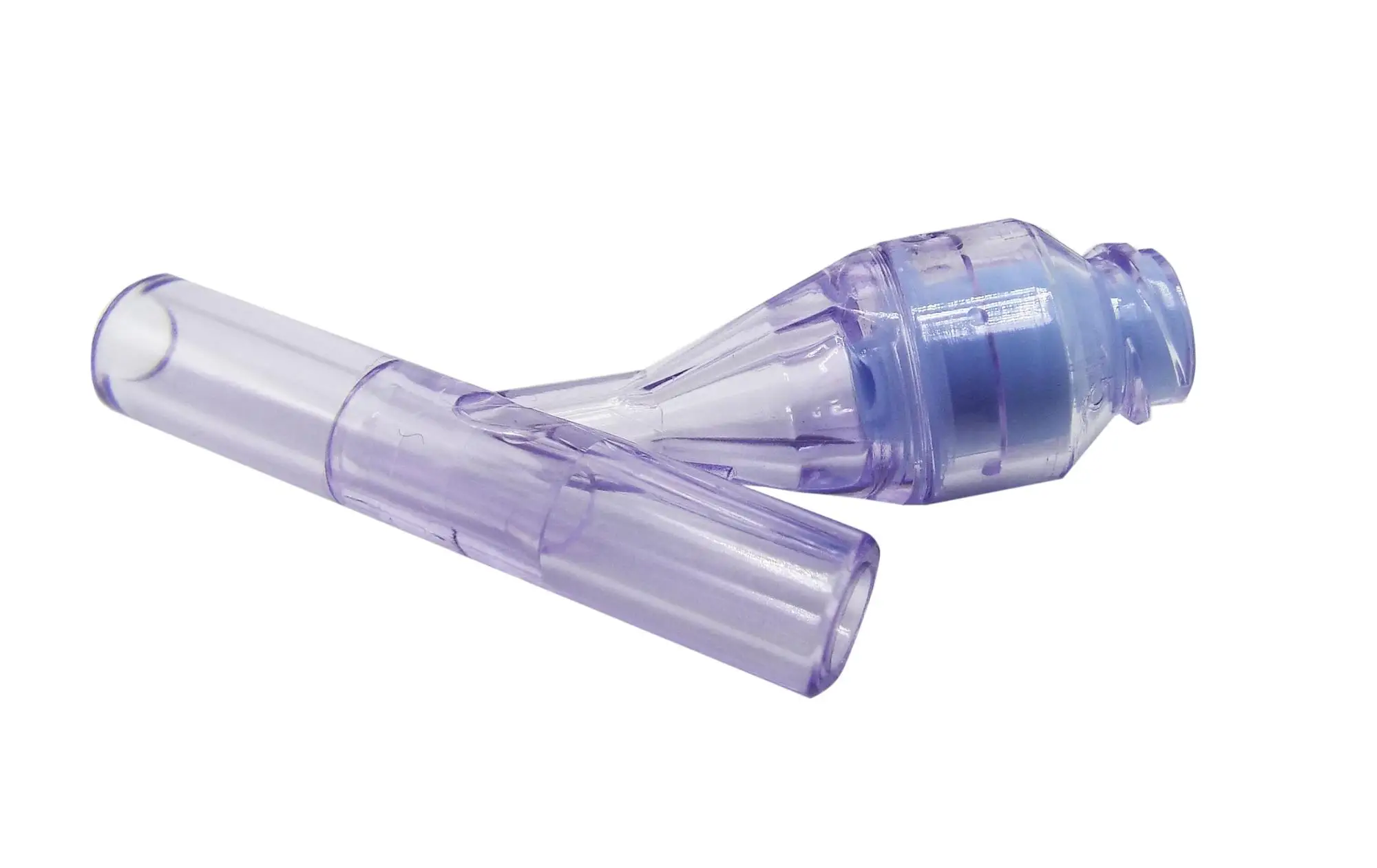 STRAIGHT MALE THREADED Y-PORT TUBE ENDSWABABLE VALVE