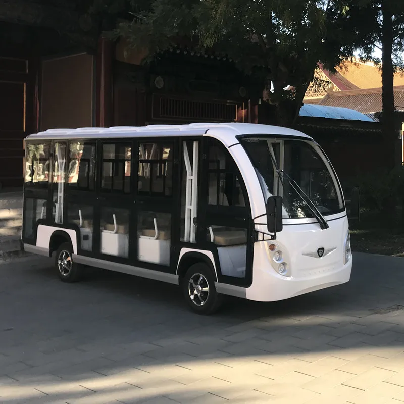 14 passenger electric shuttle car with great price