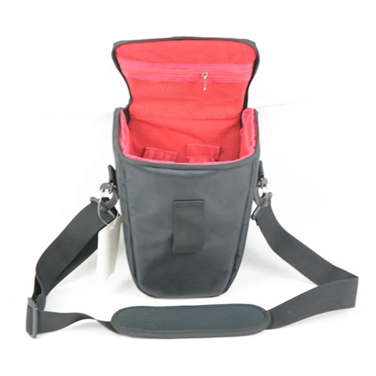 Waterproof Cross-Body DSLR Camera Backpack with Video Bag Durable Nylon Leather Canvas Polyester Lining