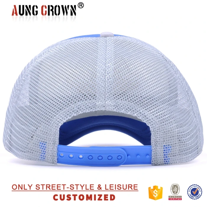 Applique foam trucker with rope on visor