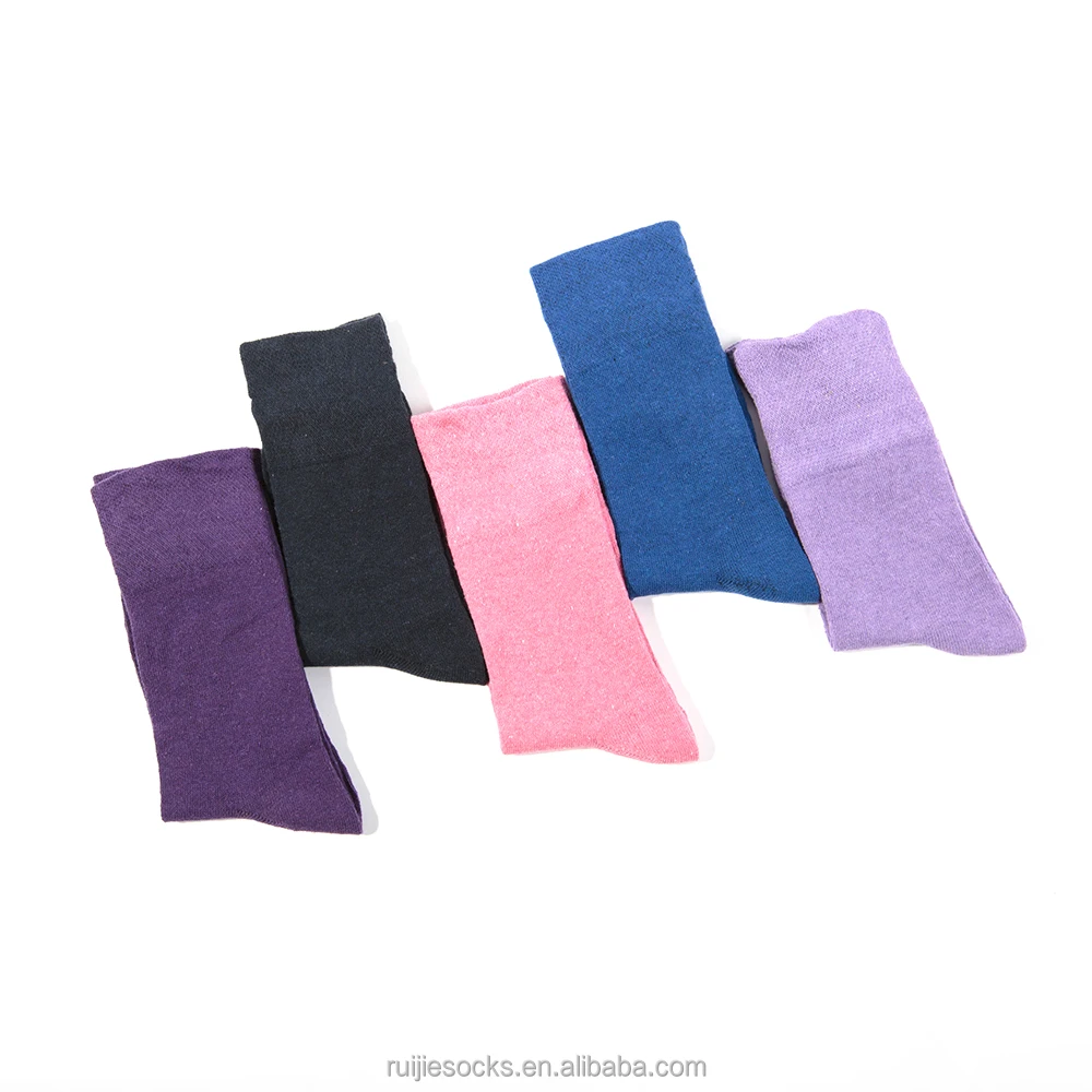 Высококачественные мягкие хлопковые носки для диабетиков, оптовая продажа, однотонные функциональные Дышащие носки для диабетиков