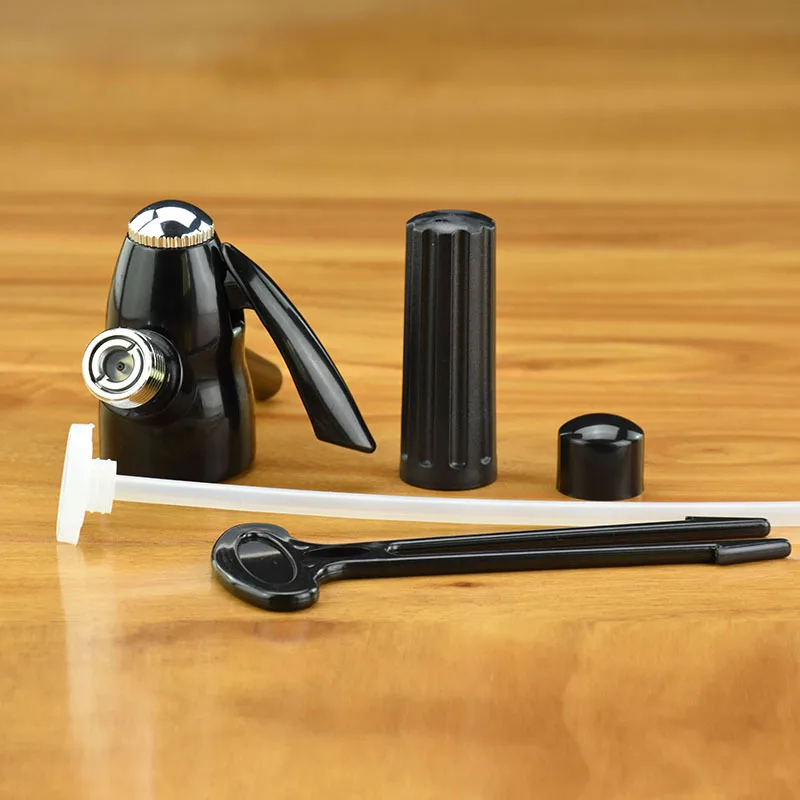 1L Portable Home Fresh Aluminum Soda Siphon Bottle Soda Water Maker