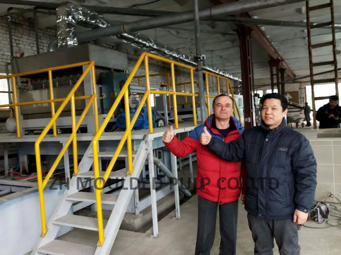 
full automatic paper recycling machine for disposable industrial packages and medical care pulp tray product making machine 