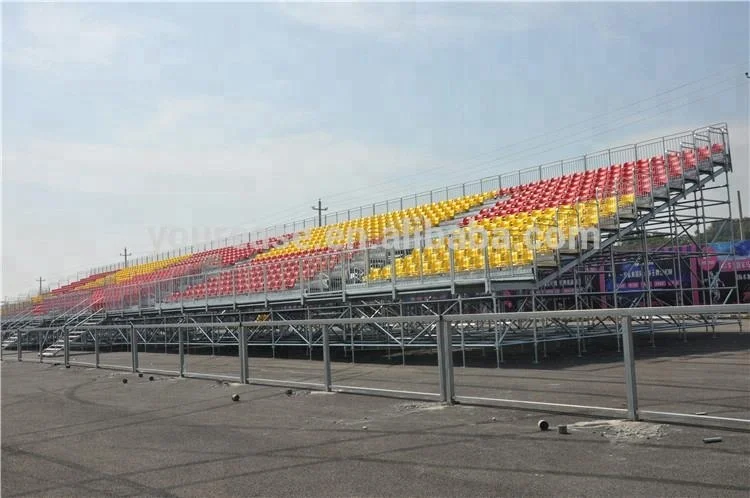 Professional metal structural outdoor bleacher grandstand