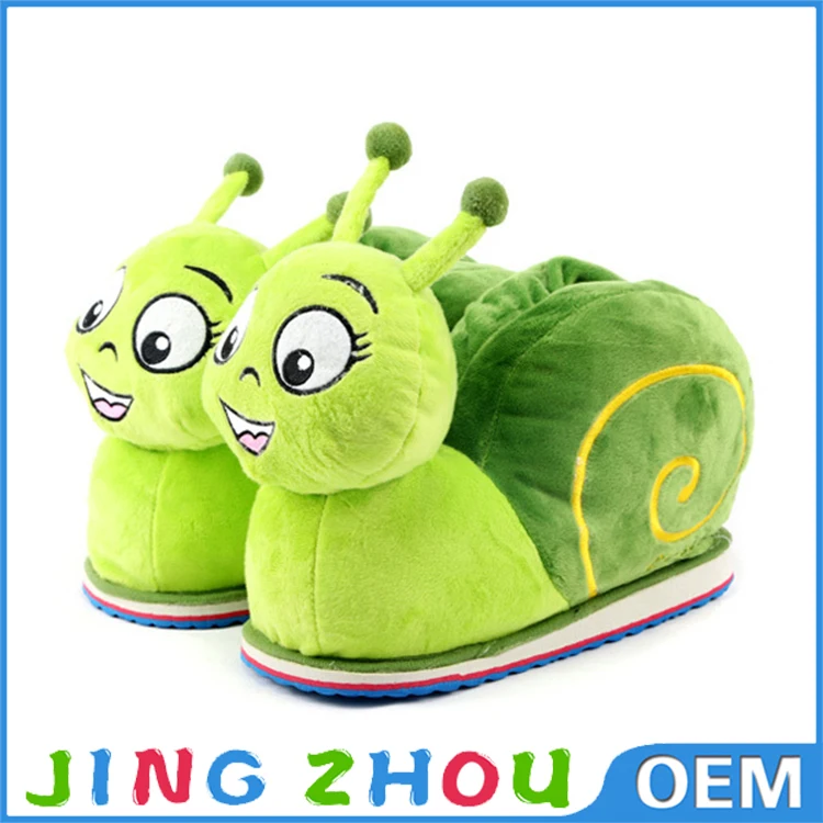 New Design Custom Fashion Stuffed Funny Indoor Animal Plush Slipper