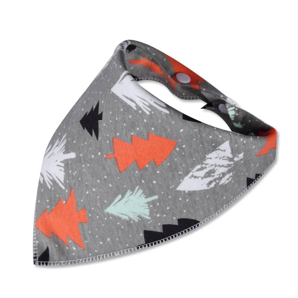 Soft cotton bandanna drool dribbler neck bib newborn baby boy girl teething bib neckerchief cheap baby gift triangle bib