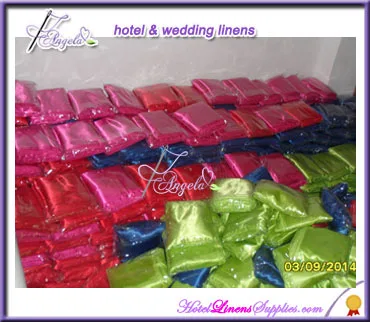 sage green Hot selling factory custom made party and wedding decoration satin fabric chair sashes