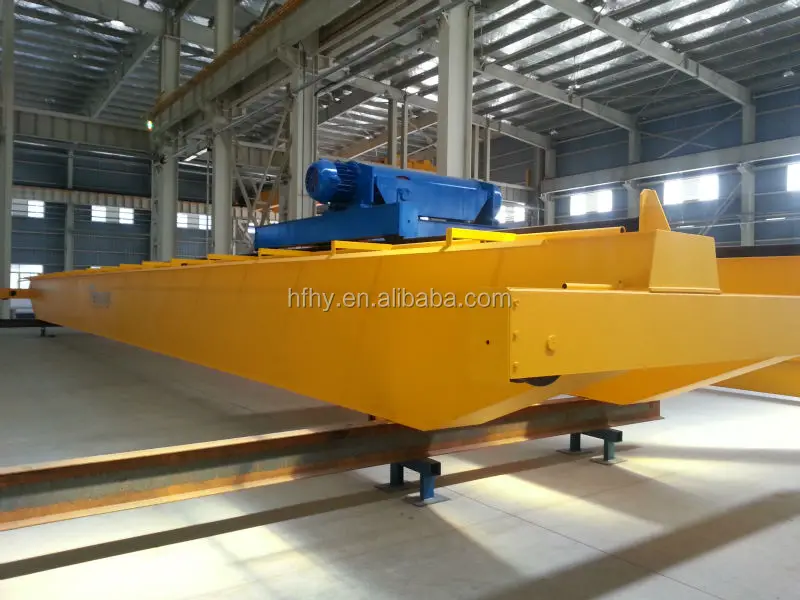 20 ton double girder twin beam radio remote control electric hoist overhead crane with hook