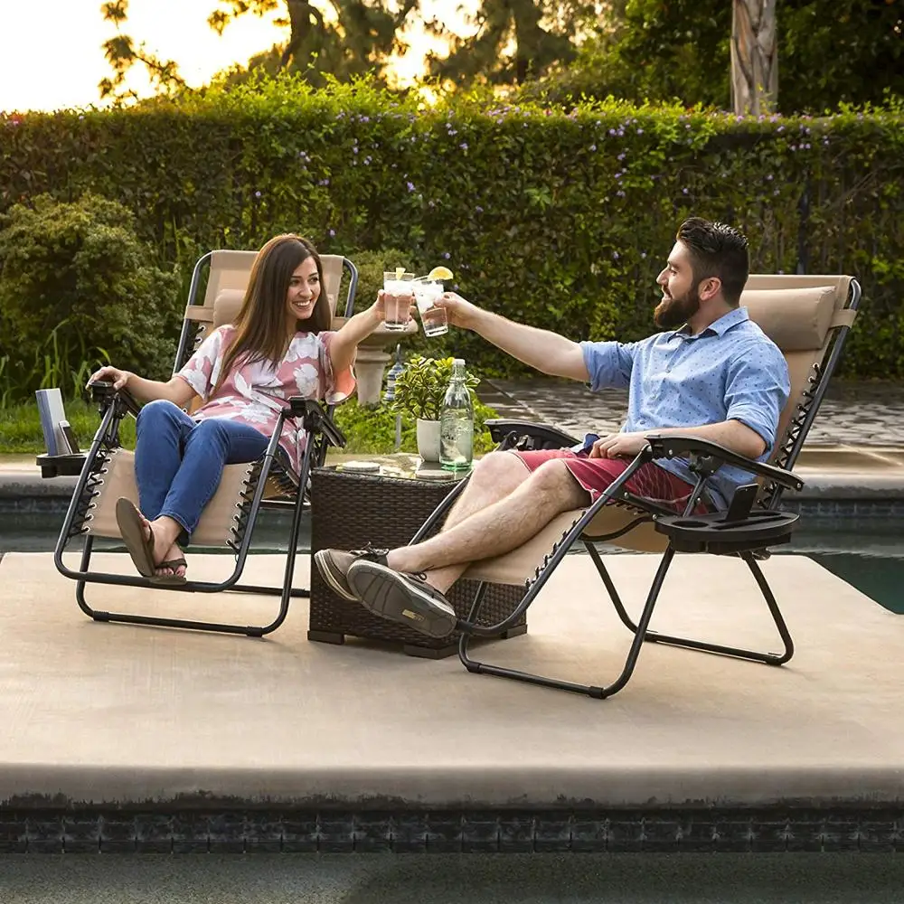 
Recliner Wholesale Folding Lounge Part Rocking Lightweight Reclining Sleeping Outdoor Cup Holder Zero Gravity Chair 