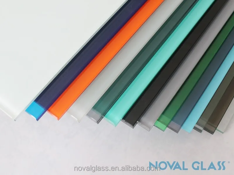 6.38mm Milk White Laminated Tempered glass ,Stadip clear glass