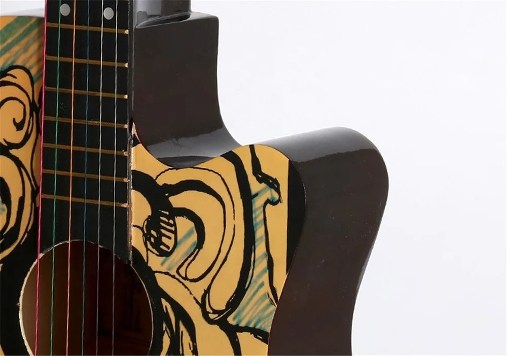 38 inch guitar color graph personality guitar beginner practice guitar student wholesale