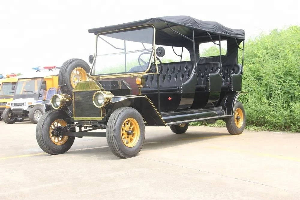 High quality AC motor vintage sightseeing bus tourist car