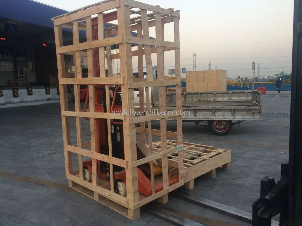 Ручной штабелер с широкими