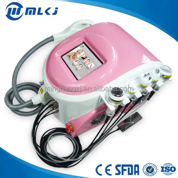 CE 6 in 1 elight ipl, rf cavitator hair removal slimming salon machine