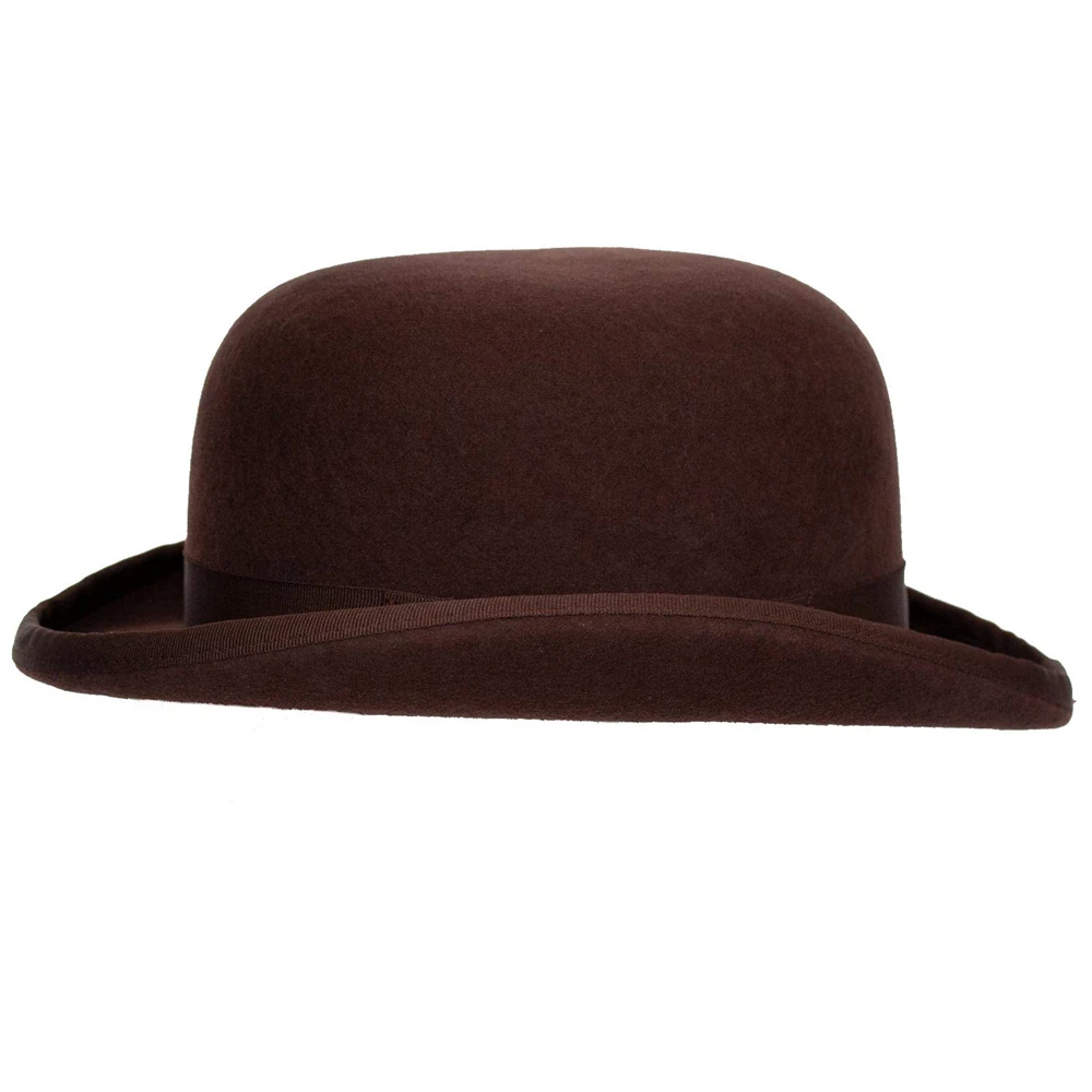 
Wholesale Fleming Firm Felt Derby Bowler Hat 100% Wool 