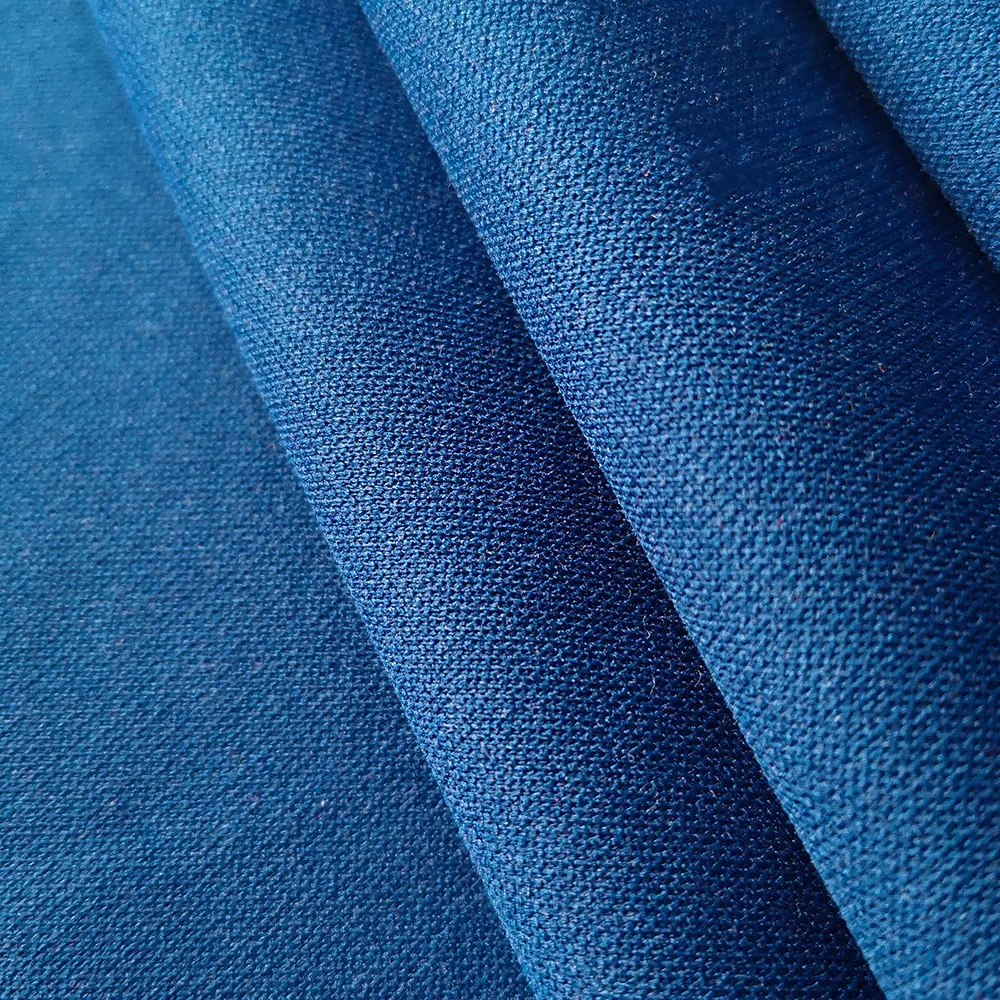 
Eco friendly circuler knitting single jersey 65/35 polycotton fabric double knit french terry for student uniforms RTS PS1Y33 