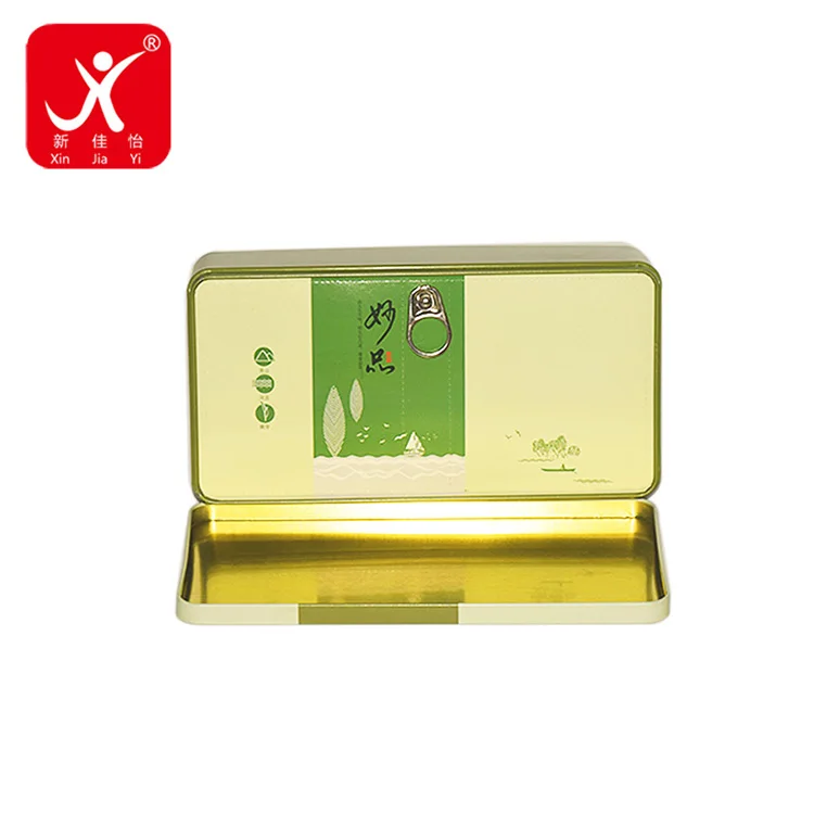 2018 popular high quality design composite eco-friendly square OEM chinese tea packaging tin box