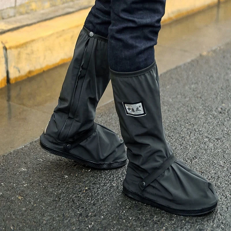 
Waterproof Motorcycle Biker Reflective Rain Boot shoes Footweaar Cover Black  (60778565718)