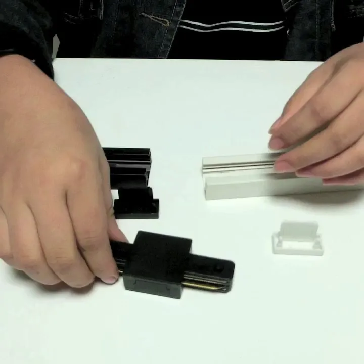 
Lighting 2 Wires Led Track Rail For Commercial Spot Lights 