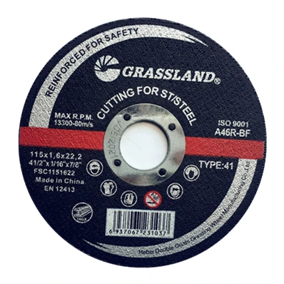 
4.5' 115x1x22.2mm cutting disc abrasive wheel cut off machine 