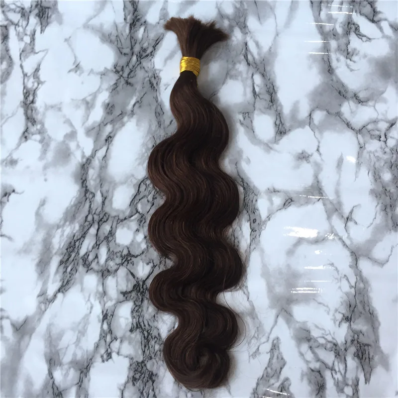 
Wholesale Price #2 Color Braiding Hair Bulk Body Wave Hair Bulk 