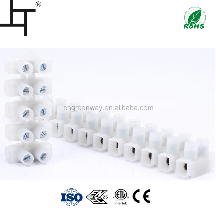 Nylon plastic H type screw terminal block with ENEC25