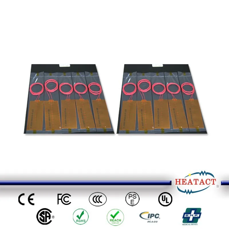 Factory Wholesale Taiwan customized kapton flexible heater heating element for computer