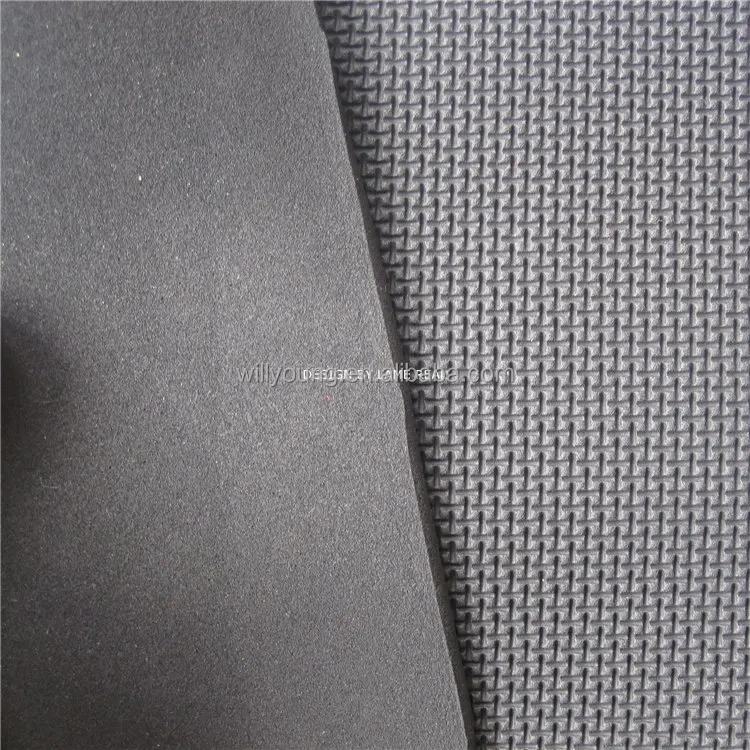 knurling coining emboss neoprene fabric urface treatment shark skin black beige white crocodile pattern cross 2 to 15 mm thick