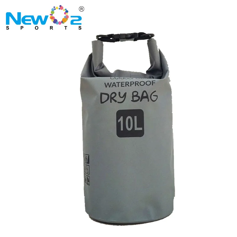 New Design Zipper Pocket Roll Top Custom Logo 100%  Waterproof 2L 5L 10L Dry Bag for Camping Fishing Swimming