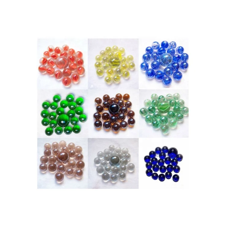 Customized funny beautiful colorful toy glass marbles