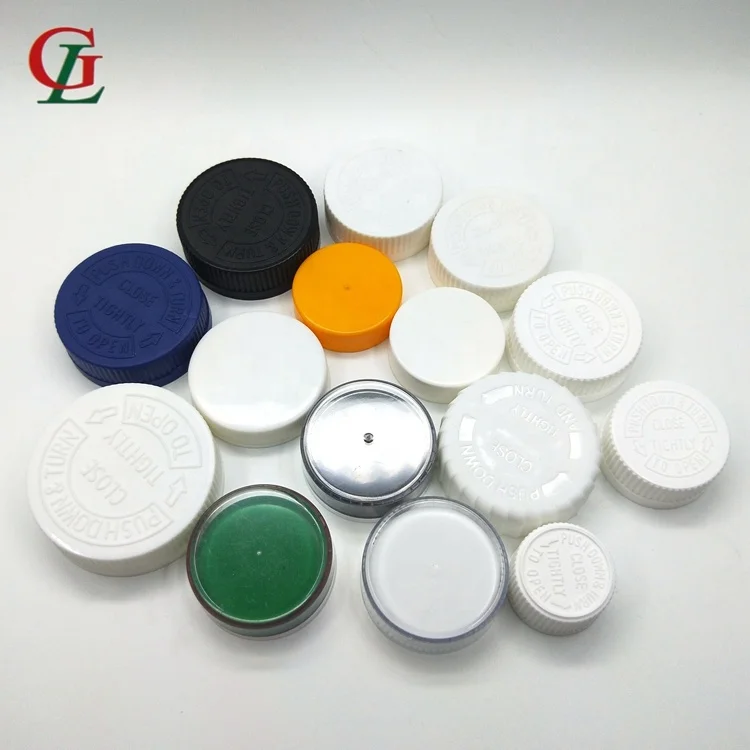 Bottle Caps PP Screw Lid Food Container Cover Custom Vial Top Lid Vitamin Bottle Screw Cap Best Selling 45mm-400 Rib Plastic