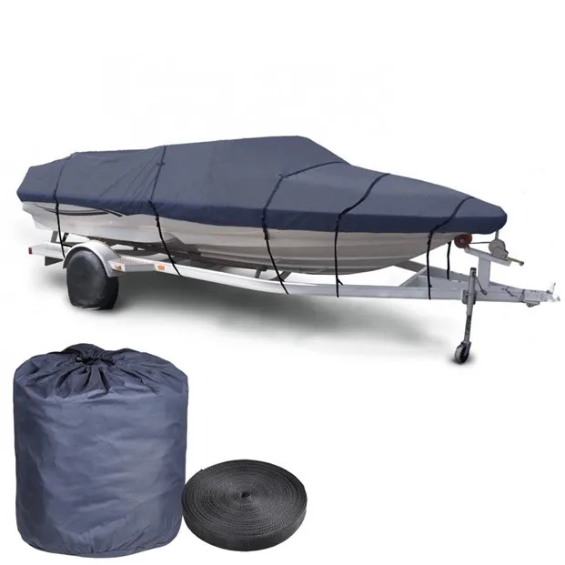 New Boat Cover 600D Breathable Waterproof Fabric Boat Cover