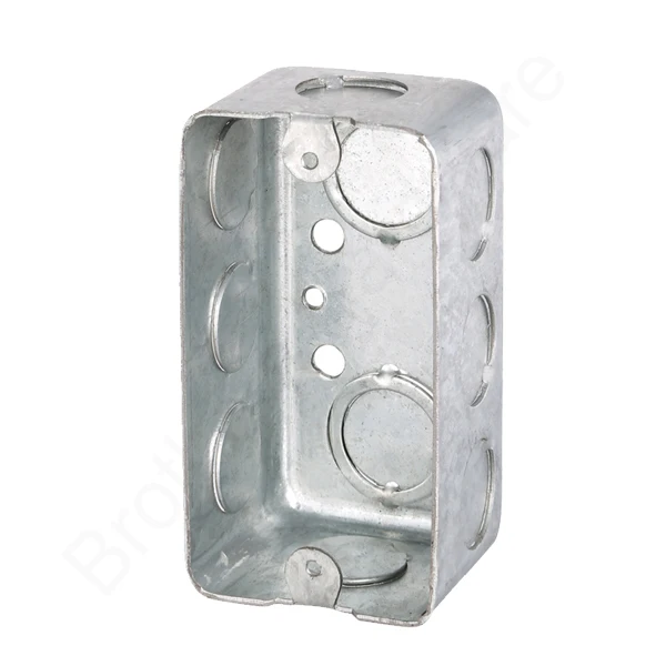 4x2 deep electrical galvanized steel metal junction box