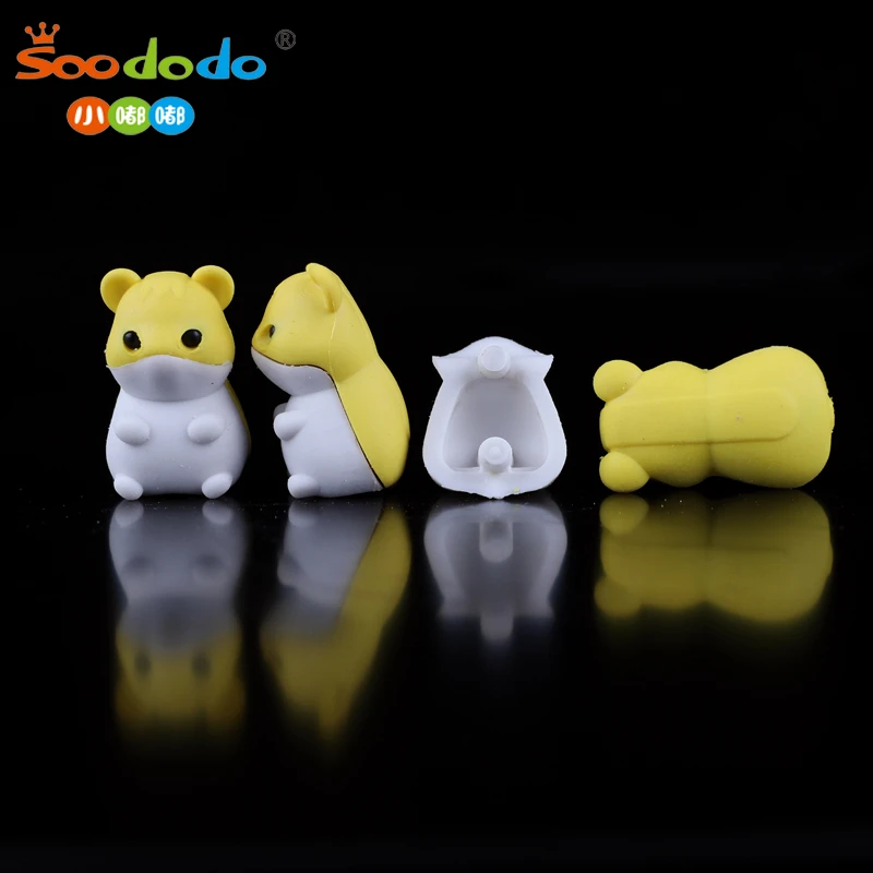 Cartoon Kawaii stationery office correction supplies School Animal Cute Eraser