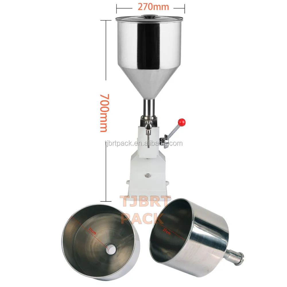 Small Scale High Accuracy Nail Polish Oil Honey Paste Cosmetic bottle Packing Machine Manual filling machine
