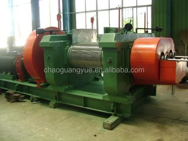 Hot sell XKP waste tire rubber crusher rubber cracker rubber crack mill