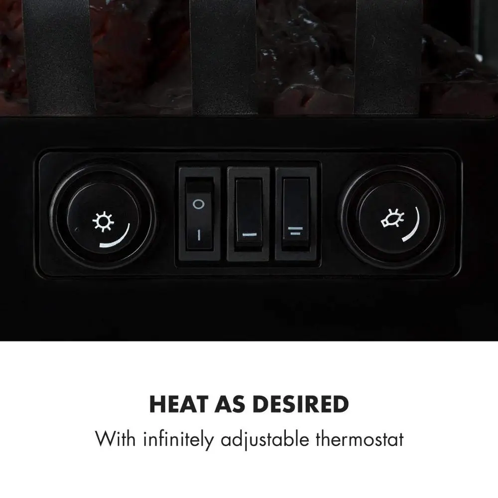 panorama 3 sided black decor flame effect large electric fireplace