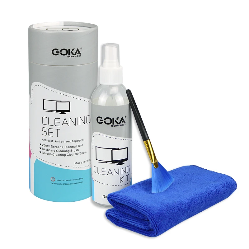 Ultimate 3 в 1 удаление раствора очистка 250 мл тканевый комплект для очистки пыли очиститель для экрана ноутбука