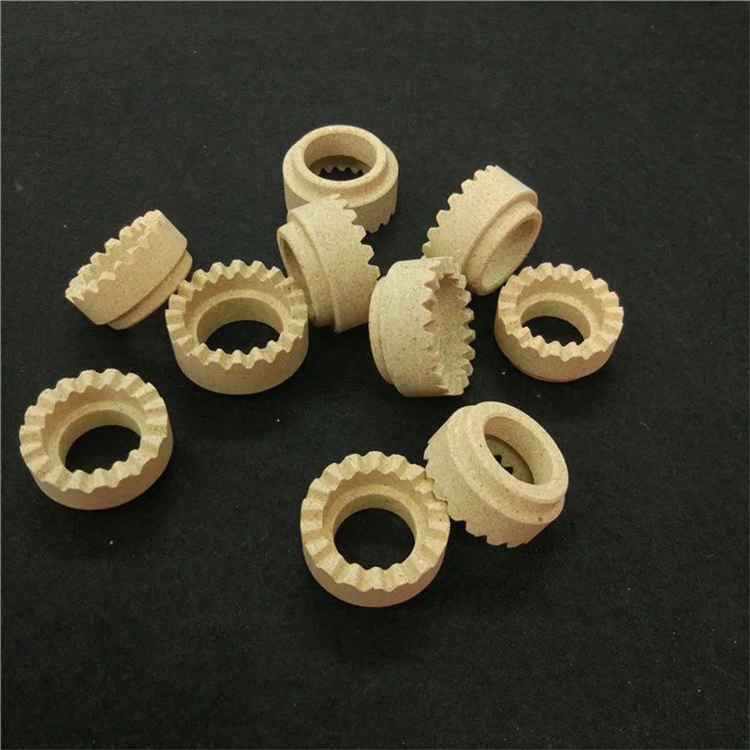 High temperature resistant refractory cordierite ceramic welding rings