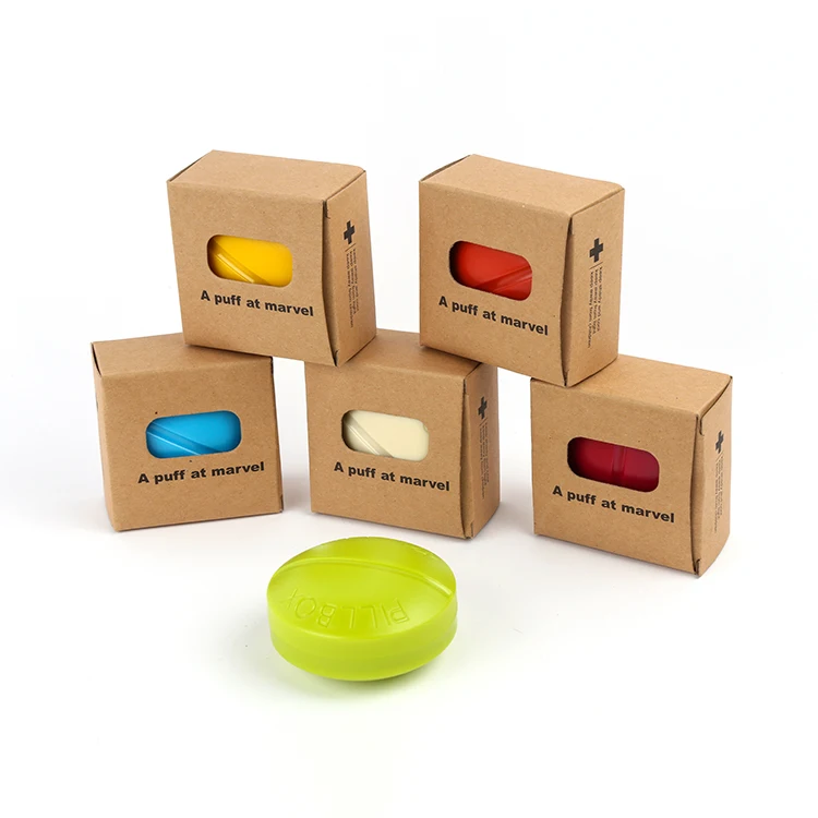 Directly sale multi-color handiness one day traveling pill box