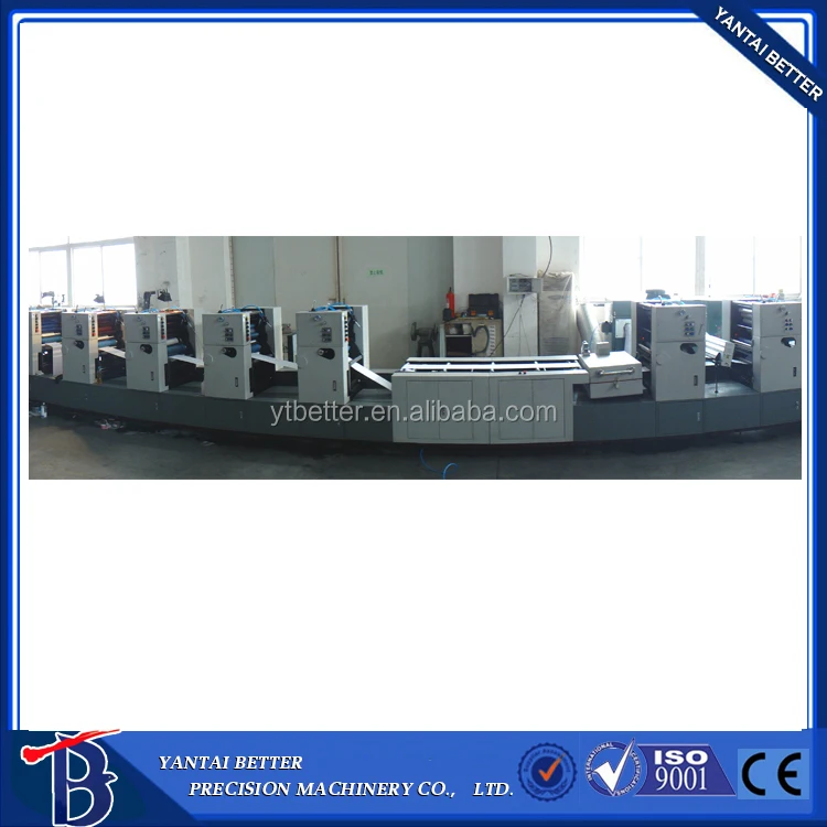 Производитель Высокая точность специальная металлическая Лучше офсетная печатная машина цена