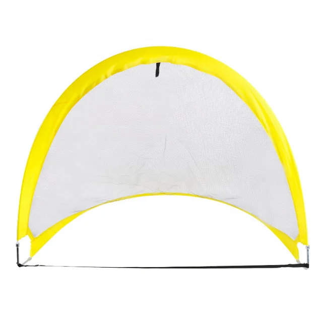 Best Seller Aluminum Soccer Goal for kids Outdoor Playing/PoP Up Mini Soccer Goal/Durable Pop Up Sports tent with Wheel