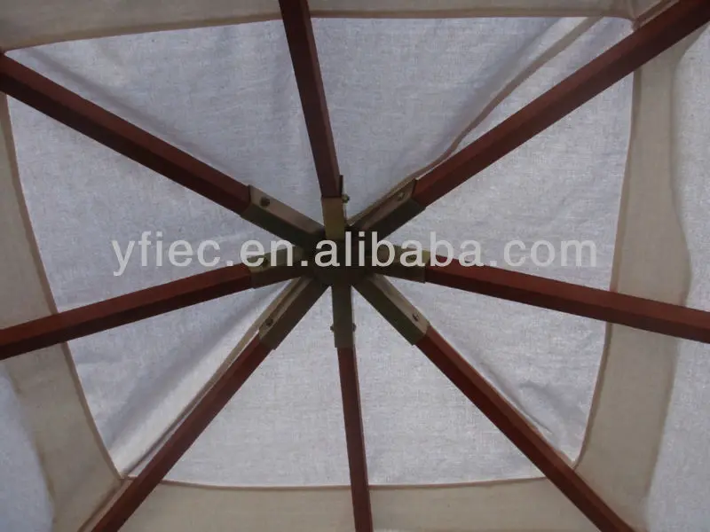 3*3m wooden gazebo