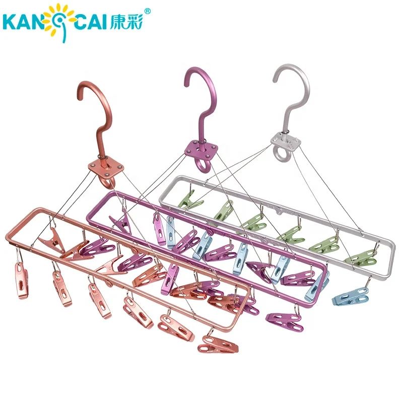 
Metal small household lingerie sock underwear hanger iron clothes dryer 