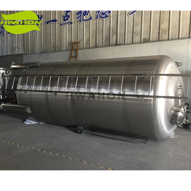2000 Liter Water Storage Tank Stainless Steel 304/316L Vertical Type Liquid Jacket Tank