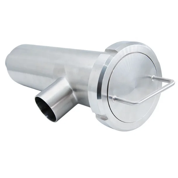 ss XB SS304 Sanitary Food Grade Angle Strainer Filter With Mesh Customized