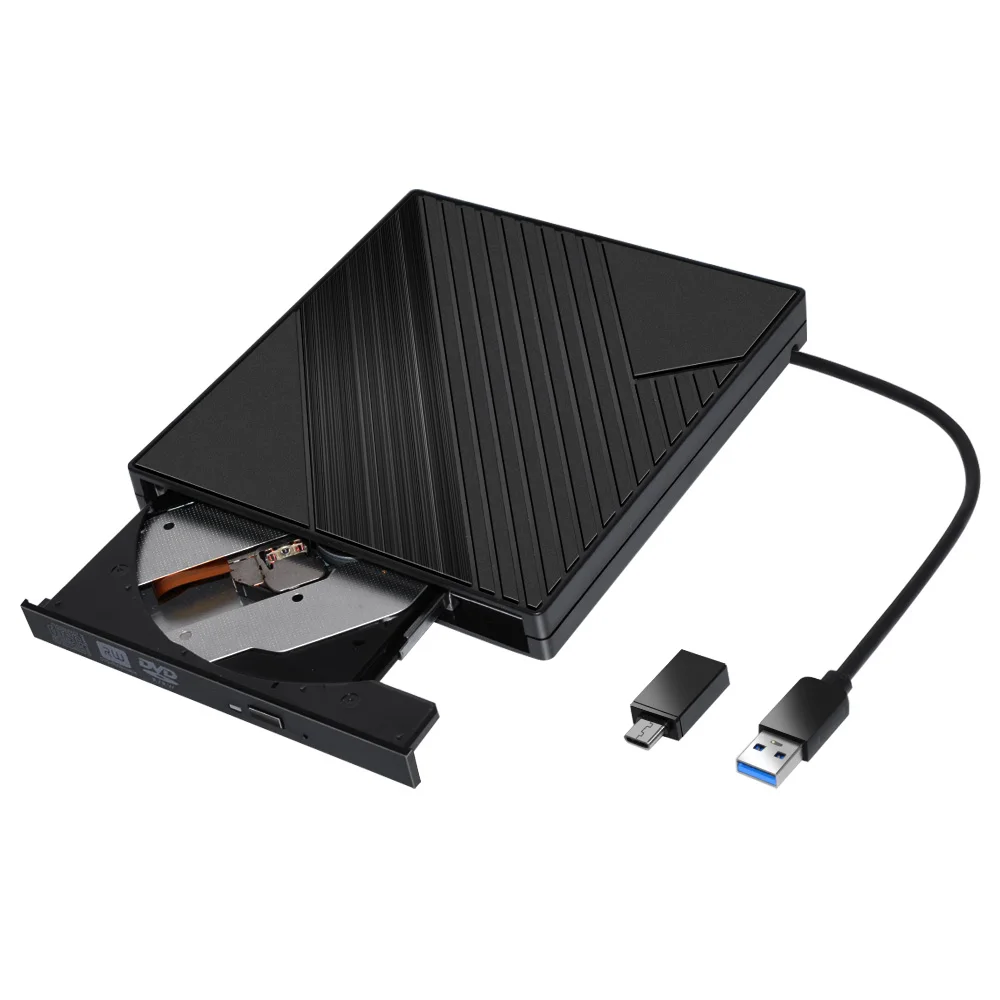 Внешний портативный привод 12,7 мм USB3.0 и Type-c для внешнего DVD ROM/CD ROM