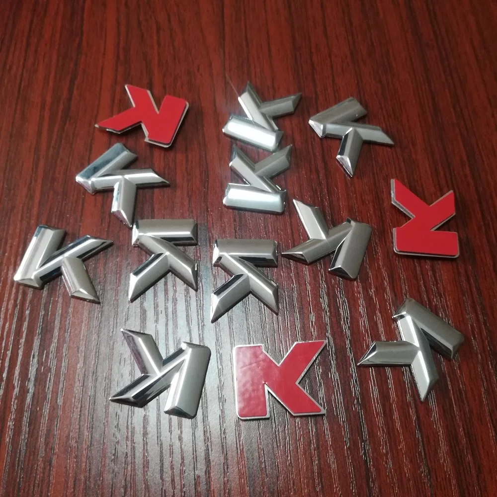 Old style letters car stickers and letter car badges and letter car emblem