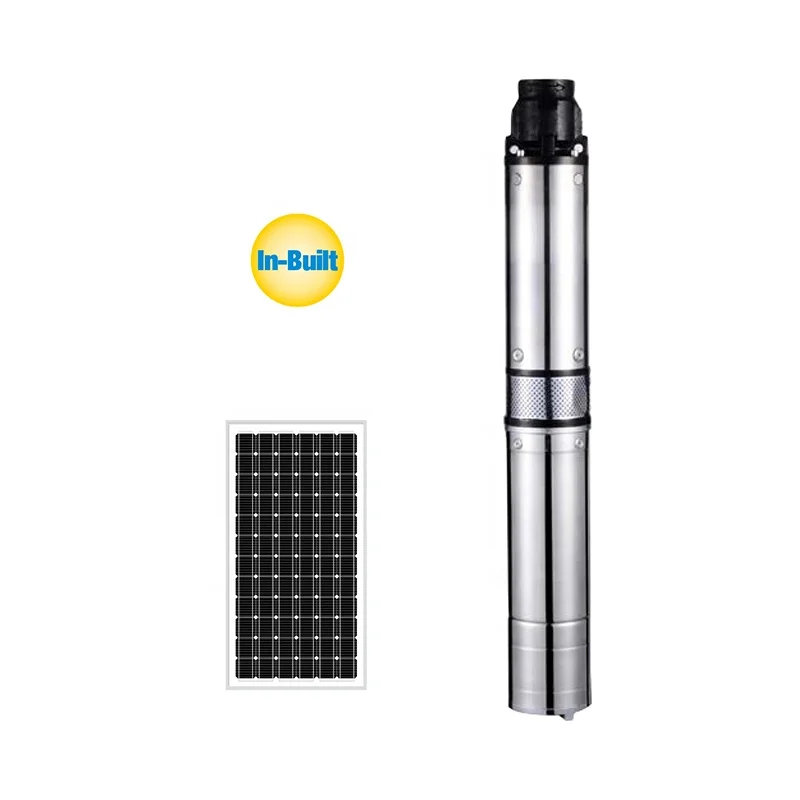 In-Built 4LII 600m head water pump small 10hp submersible solar water pump